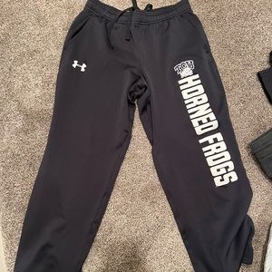 TCU under armour sweatpants